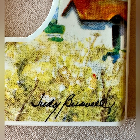 Hand made electrical outlet cover by Judy Buswell. Unique beach lighthouse. EUC - Picture 4 of 8